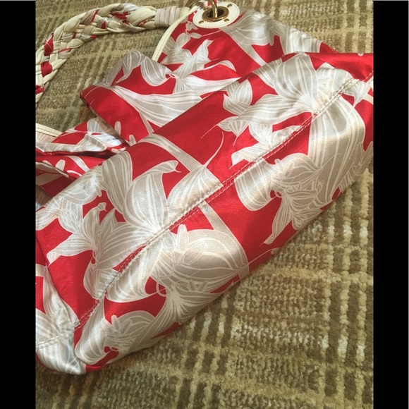 😊Francesco Biasia Unique Silk Scarf Shoulder Bag - Picture 8 of 13